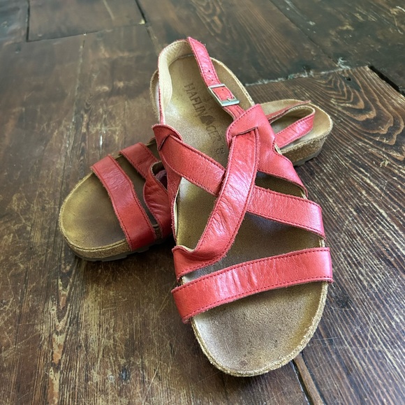 Haflinger EMMA Sandal Womens 8.5 Leather Comfort Shoes - Picture 3 of 6